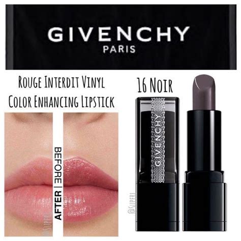 rouge revelateur givenchy|Givenchy interdit black.